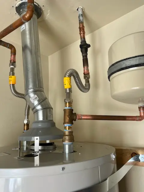 Water heater installation and plumbing repair in Sidman